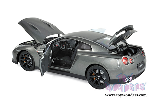 Norev - Nissan GTR R-35 Hardtop (2008, 1/18 scale diecast model car, Dark Gray) 188053