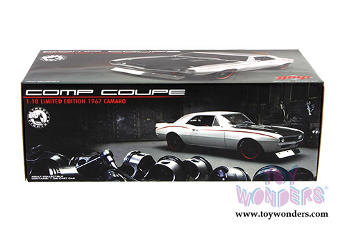 GMP - Chevy Camaro Hard Top (1967, 1/18 scale diecast model car, Sliver) 18806SV