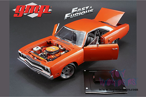 18807 Greenlight Fast & Furious 1970 Plymouth Road Runner Cooper model diecast car