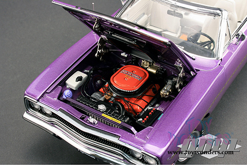 GMP - Plymouth Road Runner Convertible (1970, 1/18 scale diecast model car, Purple) 18810
