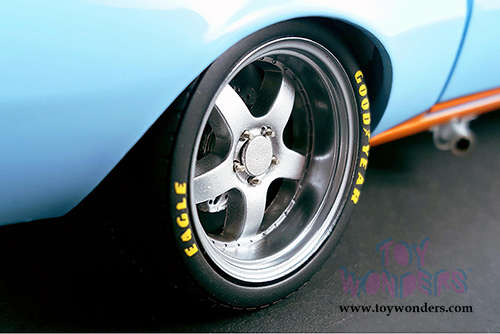 GMP - Chevrolet Camaro #6 Gulf Oil Street Fighter Hard Top (1968, 1/18 scale diecast model car, Blue w/Orange) 18814