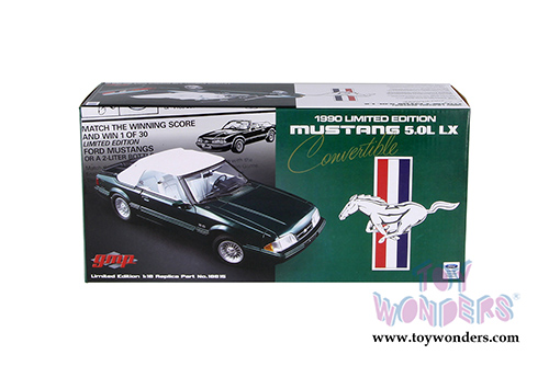 GMP - Ford Mustang 5.0L LX Convertible 7-UP edition (1990, 1/18 scale diecast model car, Emerald Green) 18815