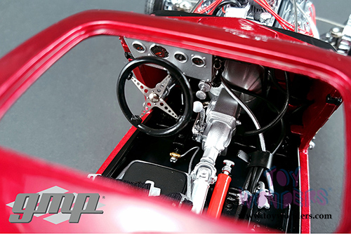 GMP - Blown Altered Nitrocoupe (1934, 1/18 scale diecast model car, Metallic Red/Flames) 18816