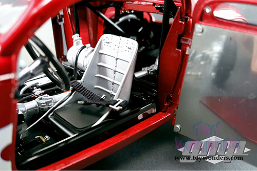 GMP - Blown Altered Nitrocoupe (1934, 1/18 scale diecast model car, Metallic Red/Flames) 18816