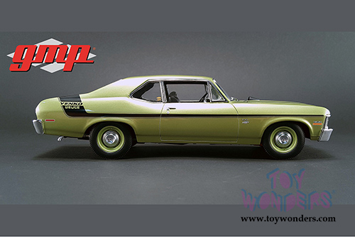 GMP - Chevrolet Nova Yenko Deuce Hardtop (1970, 1/18 scale diecast model car, Green) 18831