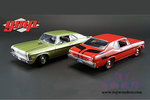 GMP - Chevrolet Nova Yenko Deuce Hardtop (1970, 1/18 scale diecast model car, Green) 18831
