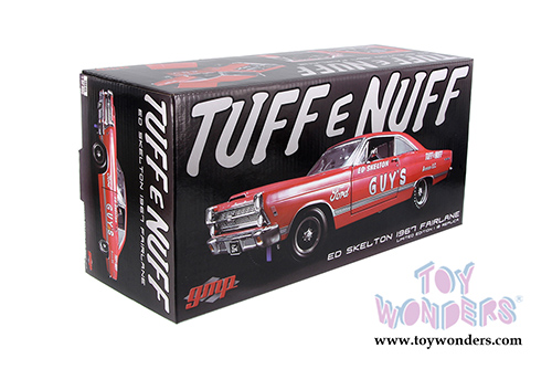 GMP - Ford Fairlane 427R Drag Car Lightweight Ed Skelton "TUFF E NUFF" Hardtop (1967, 1/18 scale diecast model car, Red) 18846