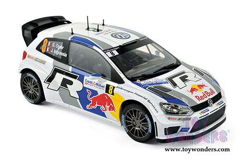 Norev - Sebastian Ogier-Julien Ingrassia Volkswagen Polo R WRC Race Car #8 Hard Top (Winner Rallye de France 2013, 1/18 scale diecast model car) 188475