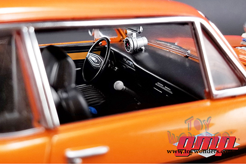 GMP - 1320 Drag Kings | Chevrolet&reg; Nova&trade; Hard Top (1968, 1/18 scale diecast model car, Orange) 18873