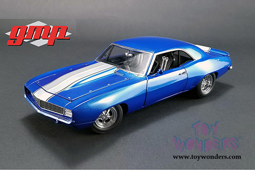 GMP - 1320 Drag Kings | Chevrolet&reg; Camaro&reg; Hardtop (1969, 1/18 scale diecast model car, Metallic Blue) 18876