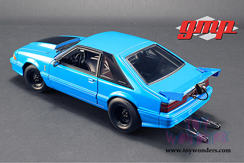 GMP - 1320 Drag Kings | Ford Mustang King Snake Hard Top (1993, 1/18 scale diecast model car, Grabber Blue) 18881