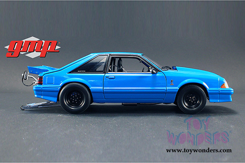 GMP - 1320 Drag Kings | Ford Mustang King Snake Hard Top (1993, 1/18 scale diecast model car, Grabber Blue) 18881