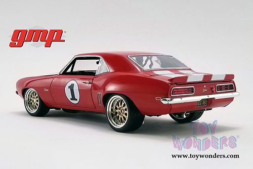 GMP - Chevrolet&reg; Camaro&reg; #1 Big Red Camaro Hardtop "The Original Outlaw Racer" (1969, 1/18 scale diecast model car, Red/White) 18882