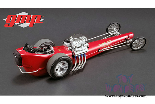 GMP - Tommy Ivo's "Barnstormer" Valvoline Vintage Dragster (1/18 scale diecast model car, Red) 18891