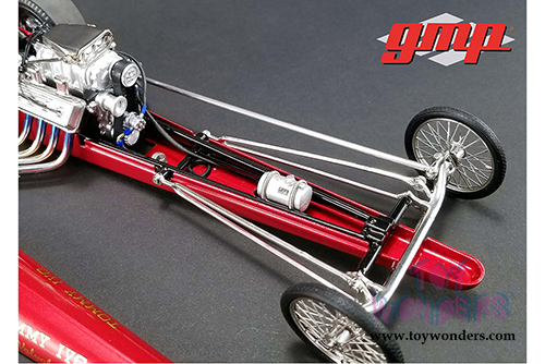 GMP - Tommy Ivo's "Barnstormer" Valvoline Vintage Dragster (1/18 scale diecast model car, Red) 18891