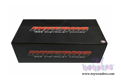 GMP/Acme - Chevrolet&reg; Camaro&reg; Hardtop Street Fighter Inferno (1969, 1/18 scale diecast model car, Orange/Black) 18906