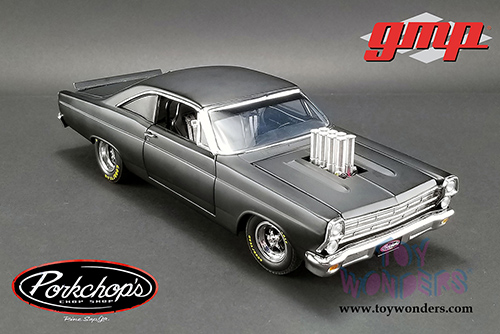 GMP - Pork Chop’s Ford Fairlane - Bootleg Hardtop (1966, 1/18 scale diecast model car, Silver) 18910