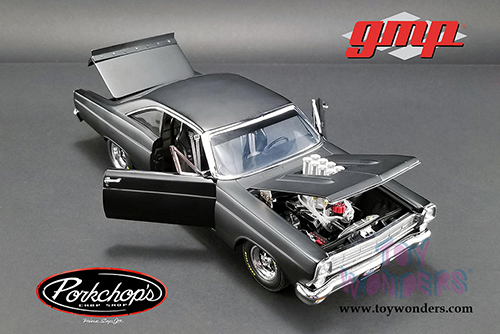 GMP - Pork Chop’s Ford Fairlane - Bootleg Hardtop (1966, 1/18 scale diecast model car, Silver) 18910