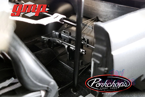 GMP - Pork Chop’s Ford Fairlane - Bootleg Hardtop (1966, 1/18 scale diecast model car, Silver) 18910