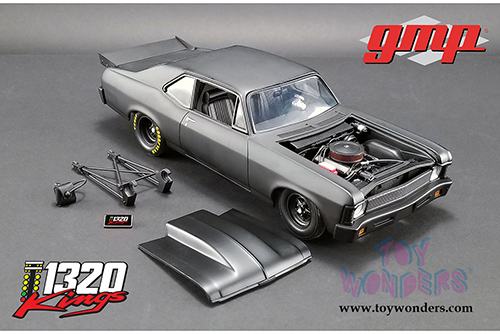 GMP - 1320 Drag Kings | Chevrolet&reg; Nova&trade; Hardtop (1969, 1/18 scale diecast model car, Black) 18915