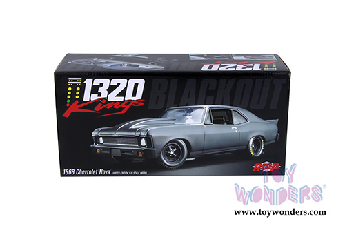 GMP - 1320 Drag Kings | Chevrolet&reg; Nova&trade; Hardtop (1969, 1/18 scale diecast model car, Black) 18915