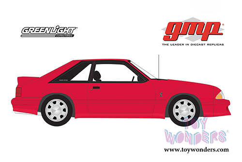 GMP - Ford Mustang Cobra Hardtop (1993, 1/18 scale diecast model car, Red) 18922