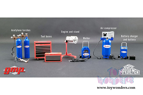 GMP - Shop Tool Set #1 - Home Improvement Binford Tools (7 pc. set, 1:18 Scale) 18938