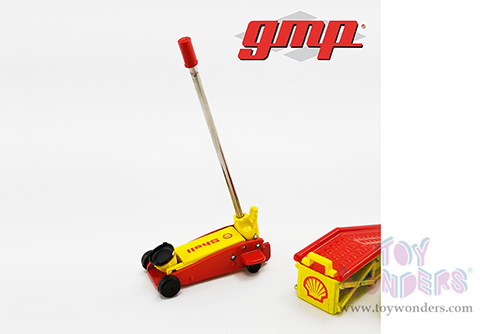 18950 Greenlight GMP Shop Tool Set #2 Shell Oil diecast diorama accessories