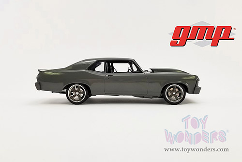 GMP - Chevrolet&reg; Nova&trade; Destroyer Street Fighter Hardtop (1970, 1/18 scale diecast model car, Dark Gray) 18957