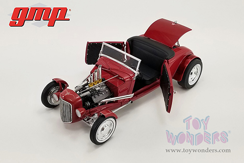 GMP - Hot Rod Roadster - Indian Motorcycles Since 1901 (1934, 1/18 scale diecast model car, Red) 18958