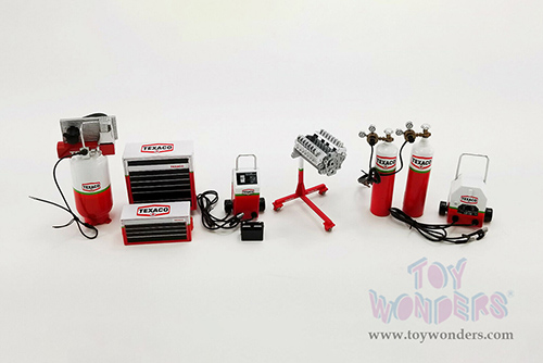 GMP - Texaco Oil Shop Tool Set #1 (6 pc. set, 1:18 Scale) 18961