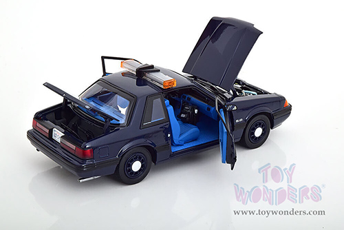 GMP - Ford Mustang 5.0 SSP - U.S. Air Force U-2 Chase Car "Dragon Chaser" (1988, 1/18 scale diecast model car, Dark Blue) 18975