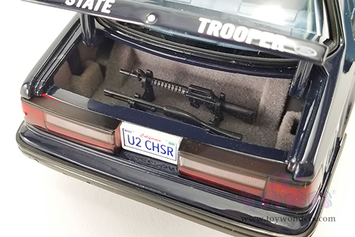 GMP - Ford Mustang 5.0 SSP - U.S. Air Force U-2 Chase Car "Dragon Chaser" (1988, 1/18 scale diecast model car, Dark Blue) 18975