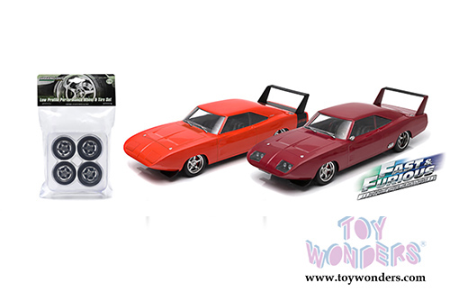 Greenlight - Artisan Fast & Furious - Dodge Charger Daytona Hard Top (1969, 1/18 scale diecast model car, Red) 19003