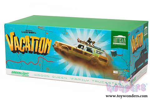 Greenlight - Artisan National Lampoon's Vacation Family Truckster "Wagon Queen" (1979, 1/18 scale diecast model car, Green) 19013