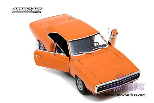 Greenlight - Artisan Dodge Charger 500 HEMI Hardtop (1970, 1/18 scale diecast model car, Orange) 19028
