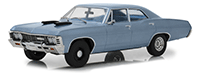 Greenlight - Artisan The A-Team™ Chevrolet® Impala™ Sedan Hardtop (1967, 1/18 scale diecast model car, Steel Blue) 19047