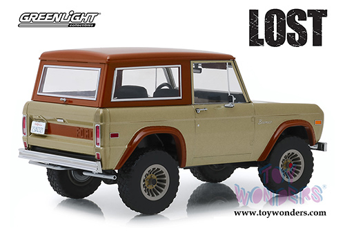 Greenlight - Artisan Ford Bronco "LOST" TV Series (1970, 1/18 scale die cast model car, Tan/Brown) 19057