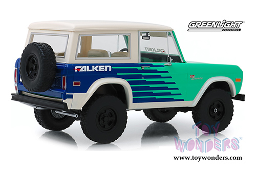 19070 Greenlight 1976 Artisan Ford Bronco Falken Tires model diecast car