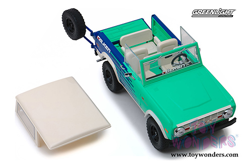 19070 Greenlight 1976 Artisan Ford Bronco Falken Tires model diecast car
