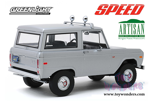 Greenlight - Artisan Ford Bronco Gray Jack Traven's "Speed" (1970, 1/18 scale die cast model car, Gray) 19074