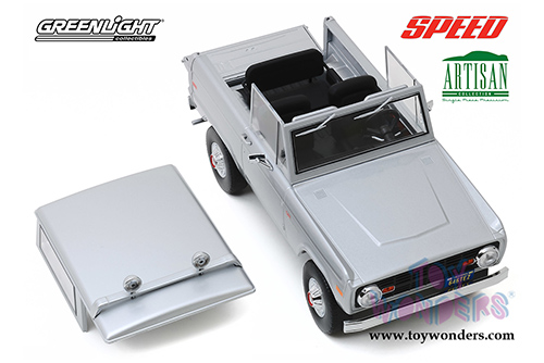 Greenlight - Artisan Ford Bronco Gray Jack Traven's "Speed" (1970, 1/18 scale die cast model car, Gray) 19074