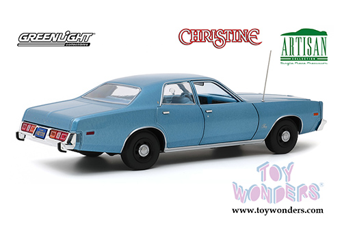 Greenlight - Artisan Christine - Detective Rudolph Junkins' Plymouth Fury (1977, 1/18 scale diecast model car, Blue) 19082