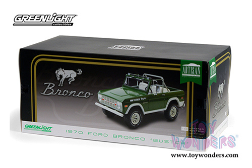 Greenlight - Artisan Ford Bronco Buster (1970, 1/18 scale die cast model car, Green) 19084