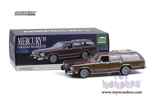 Greenlight - Artisan Mercury Grand Marquis Colony Park (1985, 1/18 scale diecast model car, Burgundy) 19093