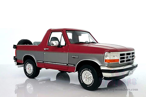 Greenlight - Artisan Ford Bronco XLT (1996, 1/18 scale die cast model car, Burgundy/Silver) 19095