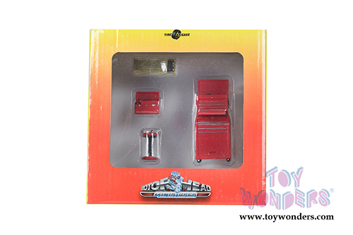 Motorhead Miniatures - Tire Brigade 4 Piece Tool Set (1/24 scale, Red) 191