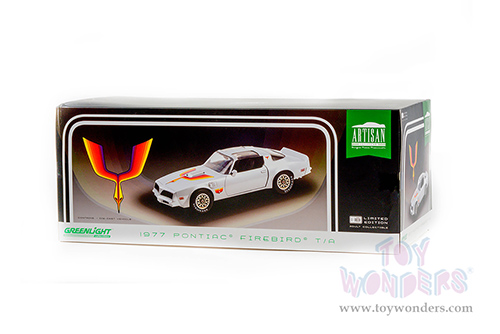 19101 Greenlight Artisan 1977 Pontiac Firebird model diecast car retail box package