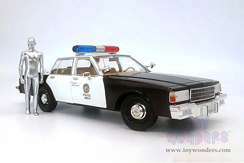 19105 Greenlight Artisan 1987 Chevrolet Caprice Metropolitan Police model diecast car