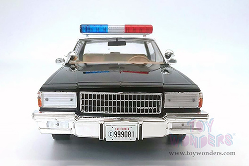 19105 Greenlight Artisan 1987 Chevrolet Caprice Metropolitan Police model diecast car